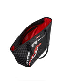 Unfinished shark tote bag borsa donna