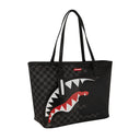 Unfinished shark tote bag borsa donna