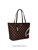 Peeking Character Check Tote borsa