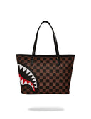 Peeking Character Check Tote borsa