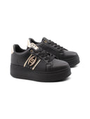 Sneaker platform con gioiello da donna