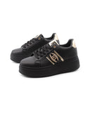 Sneaker platform con gioiello da donna