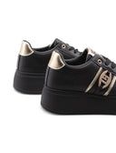 Sneaker platform con gioiello da donna