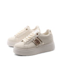 Sneaker platform con gioiello da donna