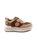 Sneaker platform animalier da donna