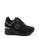 Sneaker gioiello con zeppa da donna