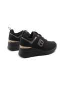 Sneaker gioiello con zeppa da donna