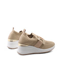 Sneaker slip on con zeppa da donna