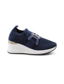 Sneaker slip on con zeppa da donna