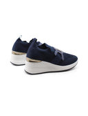 Sneaker slip on con zeppa da donna