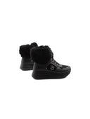 Sneaker alta con pelliccia da donna