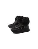 Sneaker alta con pelliccia da donna