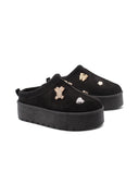 Mules platform con gioielli da donna