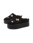 Mules platform con gioielli da donna