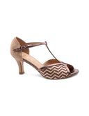 Décolleté t-bar open toe da donna