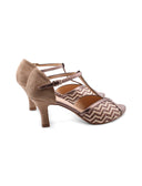 Décolleté t-bar open toe da donna