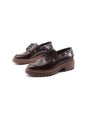 Scarpa da barca con suola platform