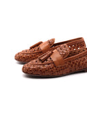Mocassino in pelle traforata da donna