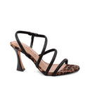 Sandalo con strass da donna