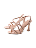 Sandalo con strass da donna