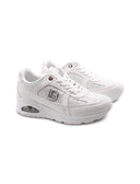 Sneaker bianca con cuscinetto ad aria