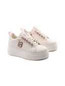 Sneaker gioiello con suola platform