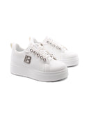 Sneaker gioiello con suola platform