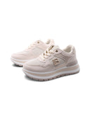 Sneaker platform con strass da donna