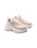 Sneaker chunky gioiello slip on donna