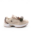 Sneaker con pon-pon e frange da donna