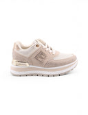 Sneaker platform con strass da donna
