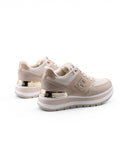 Sneaker platform con strass da donna