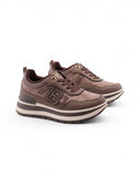 Sneaker marrone da donna