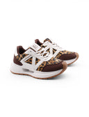 Sneaker animalier da donna