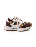 Sneaker animalier da donna
