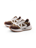 Sneaker animalier da donna