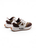 Sneaker animalier da donna