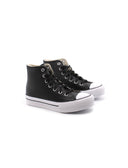 Ctas Eva Lift Hi sneaker in pelle bimba