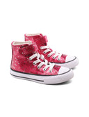 All Star glitter sneaker alta da bimba
