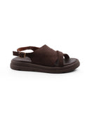 Sandalo in pelle da donna