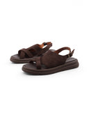 Sandalo in pelle da donna