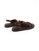 Sandalo in pelle da donna