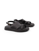 Sandalo in pelle da donna
