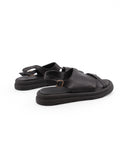 Sandalo in pelle da donna
