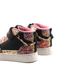 Gioiello sneaker alta con glitter bimba