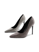 Décolleté strass con tacco a spillo