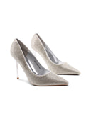 Décolleté strass con tacco a spillo