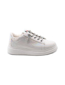 Sneaker cangiante con dettaglio macramè
