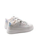 Sneaker cangiante con dettaglio macramè
