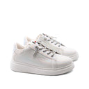 Sneaker cangiante con dettaglio macramè